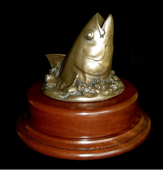 Bronze Tuna Head Mount Trophy